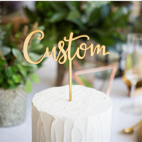 personalized cake topper 